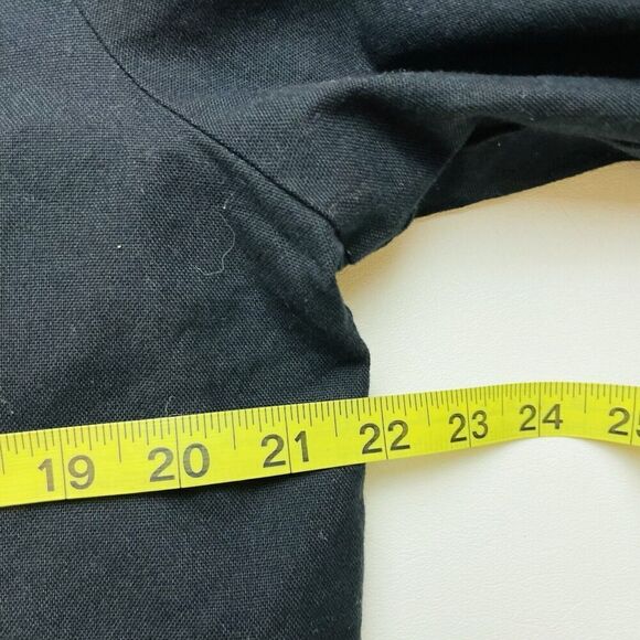 Alex Kim Fall Autumn Jacket Womens 1X Black Floral Embroidered Art to Wear Artsy - Picture 8 of 10